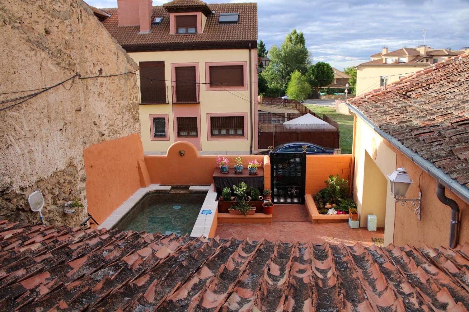 Casa Rural El Horno De La Aldegueela Torrecaballeros Kültér fotó